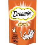 Dreamies Cat Treats, Chicken Flavor, 8 Pouches