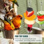 Stainless Steel Bird Cage Food Holders, 2 Pack