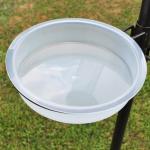 Clear Bird Feeder and Water Bowl Tray