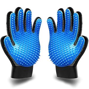 Pet Grooming Glove for Easy, Mess-Free Grooming