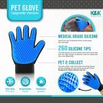 Pet Grooming Glove for Easy, Mess-Free Grooming