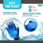Pet Grooming Glove for Easy, Mess-Free Grooming