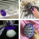 Soft Rubber Cat Brush for Grooming and Shedding