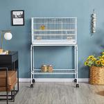 Yaheetech Spacious Bird Cage with Rolling Stand