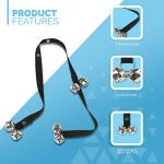 FurDreams Adjustable Dog Training Doorbells with Jingle