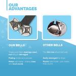 FurDreams Adjustable Dog Training Doorbells with Jingle