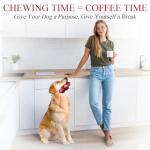 Durable Beef Flavor Chew Toy for Aggressive Dogs