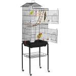 Large Metal Bird Cage with Rolling Stand