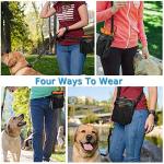 Dog Treat Pouch Bag with Poop Bag Holder