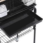 Large Metal Bird Cage with Rolling Stand