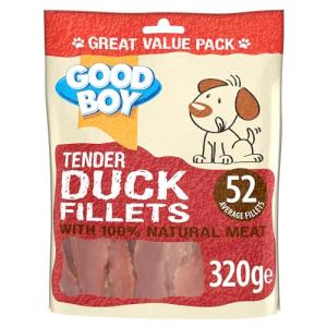 Good Boy Tender Duck Fillets Dog Treats 320g