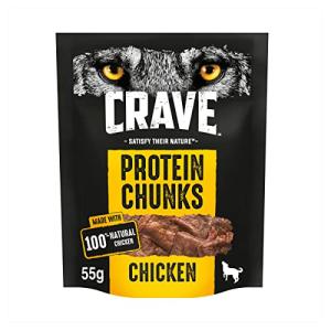 Crave Chicken Protein Chunks Dog Treats 330g