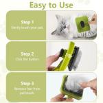 Self-Cleaning Dog and Cat Grooming Brush