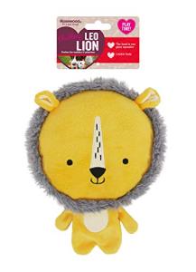 Leo Lion Plush Dog Toy with Giant Squeaker