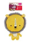 Leo Lion Plush Dog Toy with Giant Squeaker