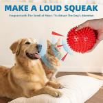 4 Pack Indestructible Squeaky Balls for Dogs