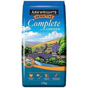 Arkwrights Sensitive Dry Dog Food 15kg - Chicken Flavor