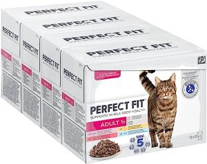 Perfect Fit Wet Cat Food, Mixed Selection Pouches