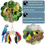 16 PCS Parrot Toys with Bells and Swing