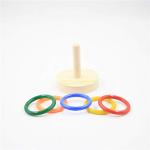 Yunmoxiao Wooden Bird Training Toy with Rings