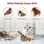 Chirping Bird Interactive Toy for Cats
