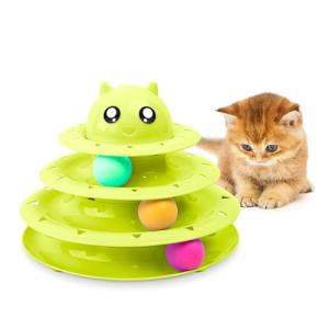 FurDreams Interactive Cat Roller Ball Toy