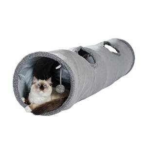 OHANA Large Suede Cat Tunnel with 2 Holes