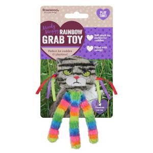 Rosewood Moody Moggy Rainbow Catnip Toy