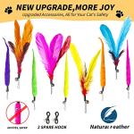 FYNIGO Interactive Feather Wand Toys for Cats
