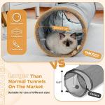 OHANA Large Suede Cat Tunnel with 2 Holes