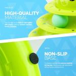 FurDreams Interactive Cat Roller Ball Toy