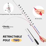 FYNIGO Interactive Feather Wand Toys for Cats