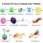 Wefine 20-Piece Interactive Cat Toy Set