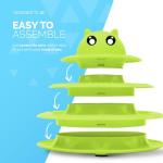 FurDreams Interactive Cat Roller Ball Toy