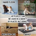 Durable Brown Vet Fleece Dog Bedding Mat