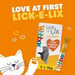 Webbox Chicken Lick-E-Lix Cat Treats, 15g