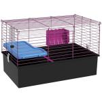 PawHut Small Animal Cage with Ramp and Accessories