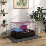 PawHut Small Animal Cage with Ramp and Accessories