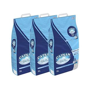 Catsan Non-Clumping Cat Litter 3-Pack 20L