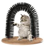 Cat Self-Grooming Arch with Massage and Scratching Post