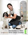 Cordless Dog Clippers - Low Noise Grooming Kit