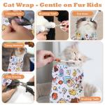 Grooming Cat Wrap Swaddle for Nail Clipping
