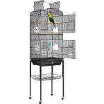 VIVOHOME 162.6 cm Bird Cage with Rolling Stand