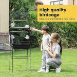 VIVOHOME 162.6 cm Bird Cage with Rolling Stand