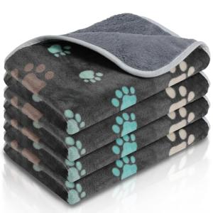 Waterproof Fleece Guinea Pig Blankets - 4 Pack