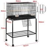 Yaheetech Large Bird Cage with Stand for Small Birds