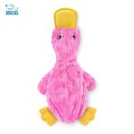 Cute Duck Crinkle Dog Toy with Squeaker