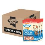 Good Boy Chicken Calcium Bones Dog Treats 350g