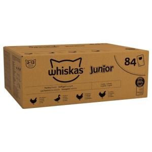 Whiskas Junior Poultry Jelly Cat Food Megapack