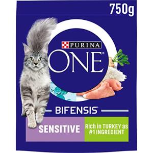 Purina One Sensitive Turkey Cat Food 750g 4-Pack